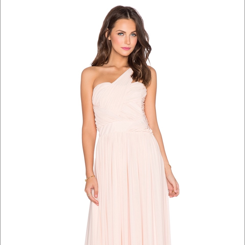 ASOS TFNC Bridesmaids Dress in Baby Pink - NEW
